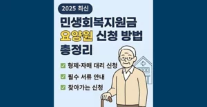 2025 민생회복지원금 요양원 신청 방법 총정리 – 형제·자매 대리 OK, 서류 3장만 2025 민생회복지원금 요양원 신청방법 총정리